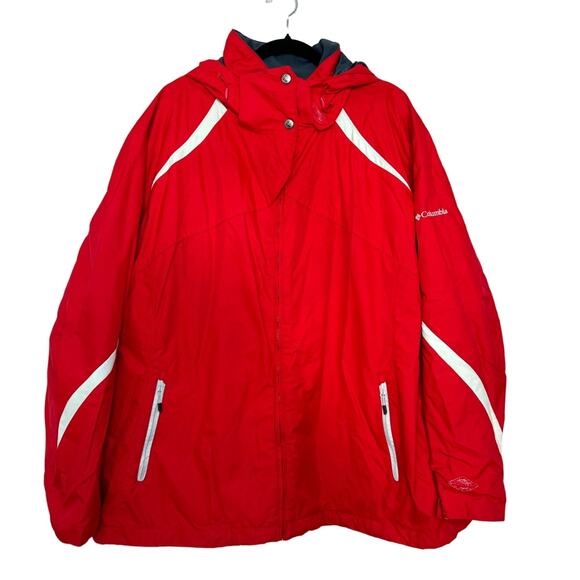Columbia Other - Columbia Men's 3X Interchange Omni-Tech Jacket Waterproof Removable Hood Pockets
